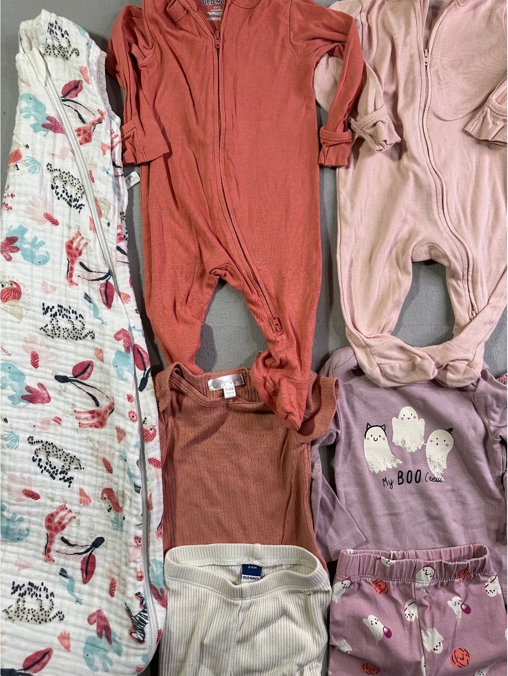 Baby Girl 3-6M 10 Pc Bundle Sleepers Outfits Sleep Sack Old Navy Gap Floral